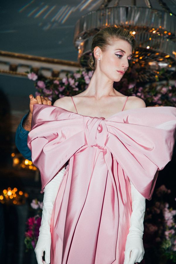 Elizabeth Debicki wearing a pink gown for the 2019 Met Gala